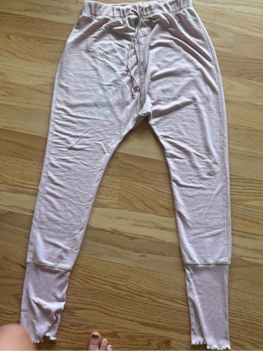 Intimately Free People Pale Pink Drawstring Joggers